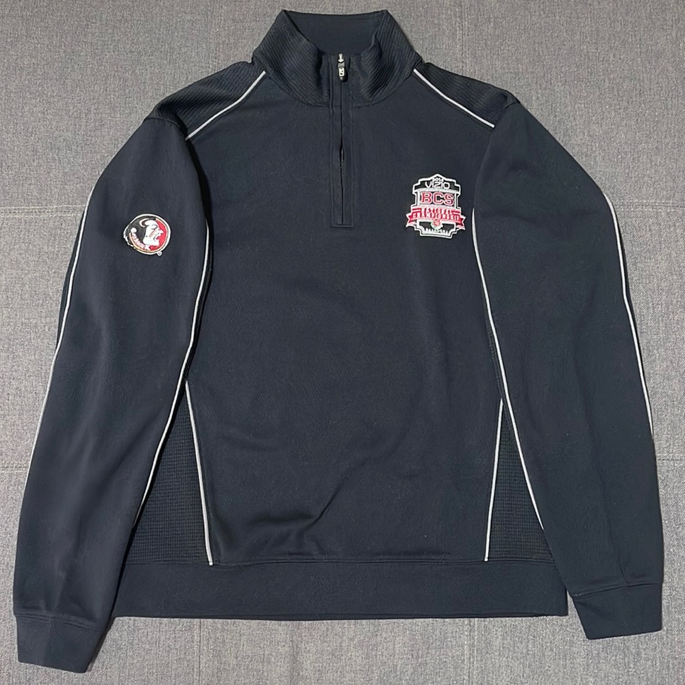 EUC Cutter & Buck FSU 1/4 pullover